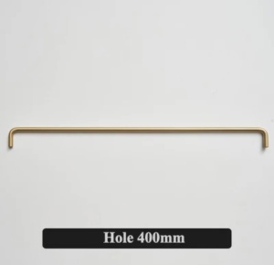 Uchwyt meblowy SLIM BAR – mosiężny – Gaia Decor – wymiary