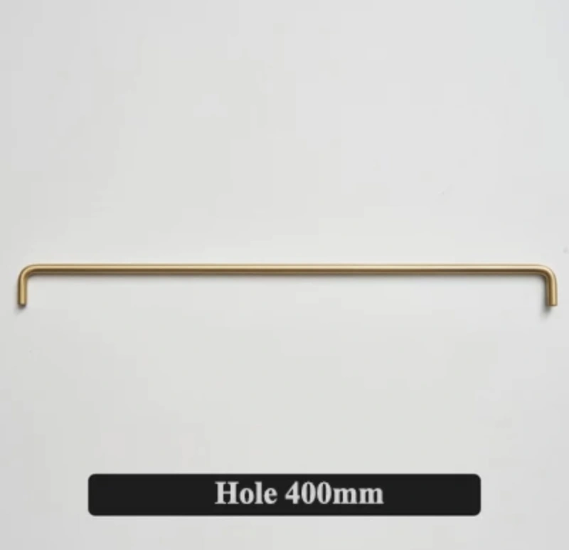 Uchwyt meblowy SLIM BAR – mosiężny – Gaia Decor – wymiary