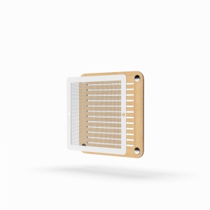 Větrací mřížka do soklu a dveří k natření 12x12 VAIRA – detail provedení