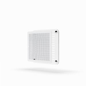 Větrací mřížka bílá 12x12 VAIRA – detail provedení