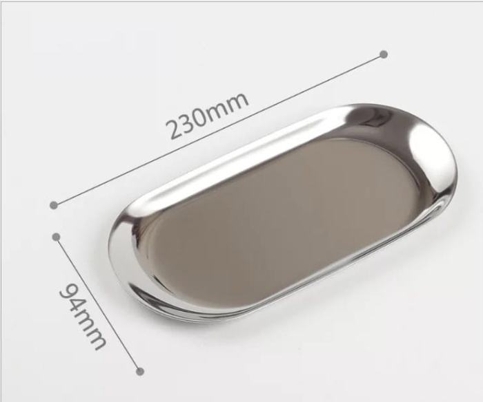 Tacka O-TRAY SILVER – Gaia Decor – widok produktu