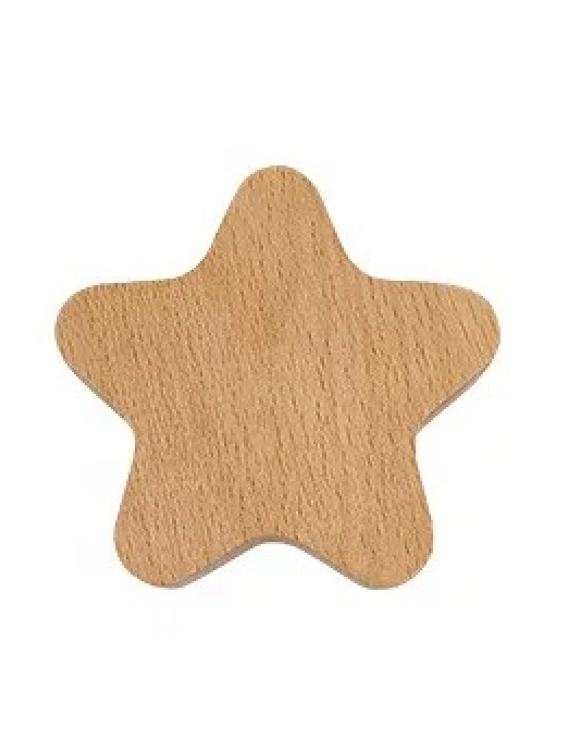 Wieszak/Uchwyt meblowy WOOD SKY STAR – drewniany – Gaia Decor