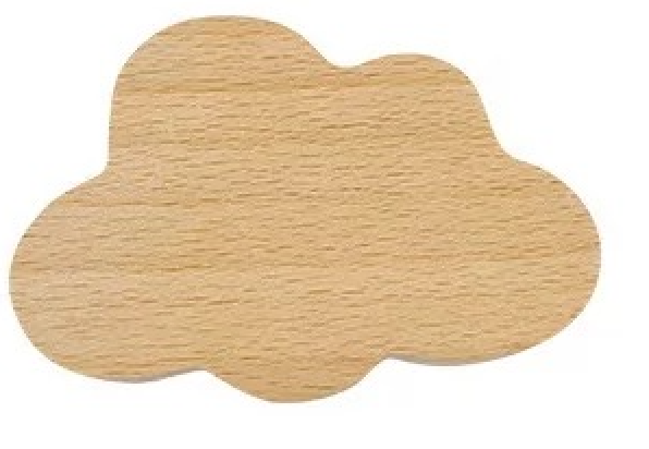 Wieszak/ Uchwyt meblowy WOOD SKY CLOUD – drewniany – Gaia Decor
