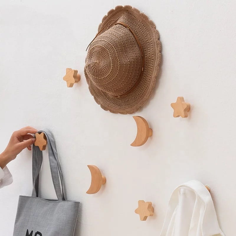 Wieszak/ Uchwyt meblowy WOOD SKY CLOUD – drewniany – Gaia Decor – widok produktu