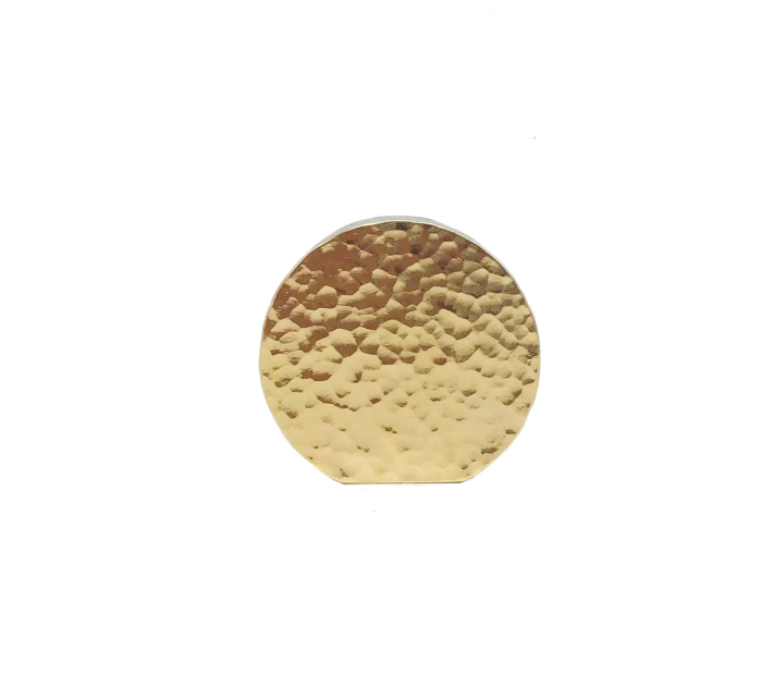 Gaia uchwyt meblowy złoty RAW SOLID CIRCLE – mosiężny
